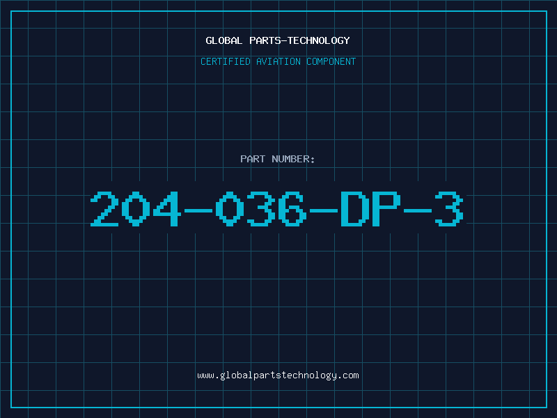 Aviation Part 204-036-DP-3