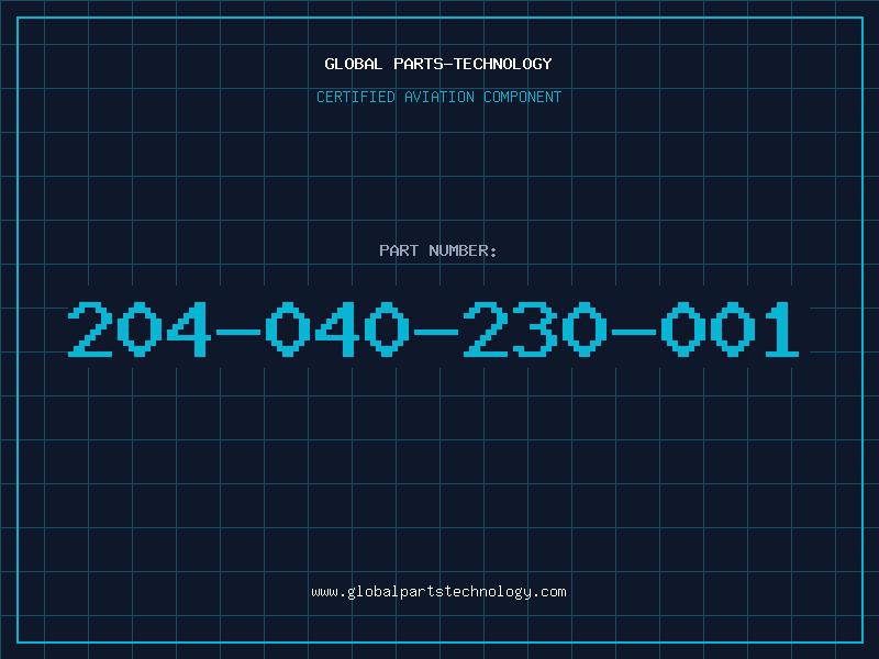 Aviation Part 204-040-230-001