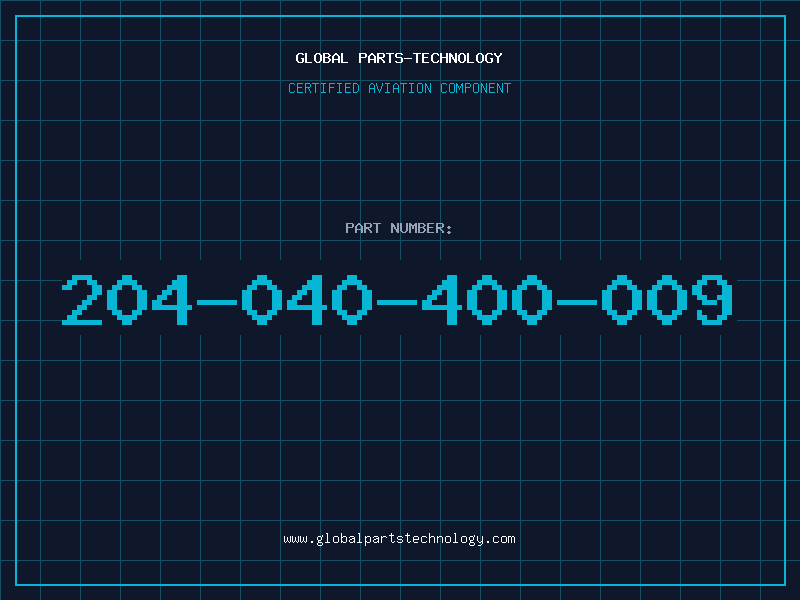 Aviation Part 204-040-400-009