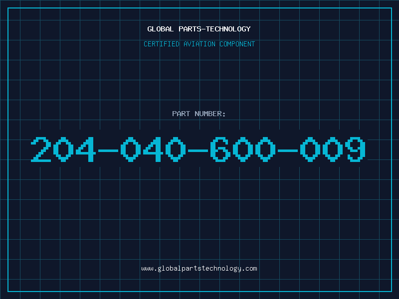 Aviation Part 204-040-600-009