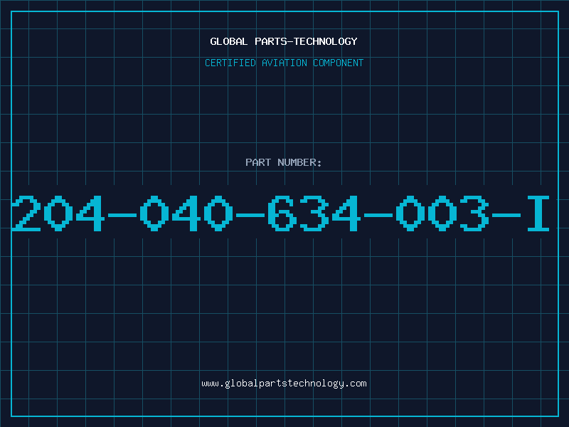 Aviation Part 204-040-634-003-I