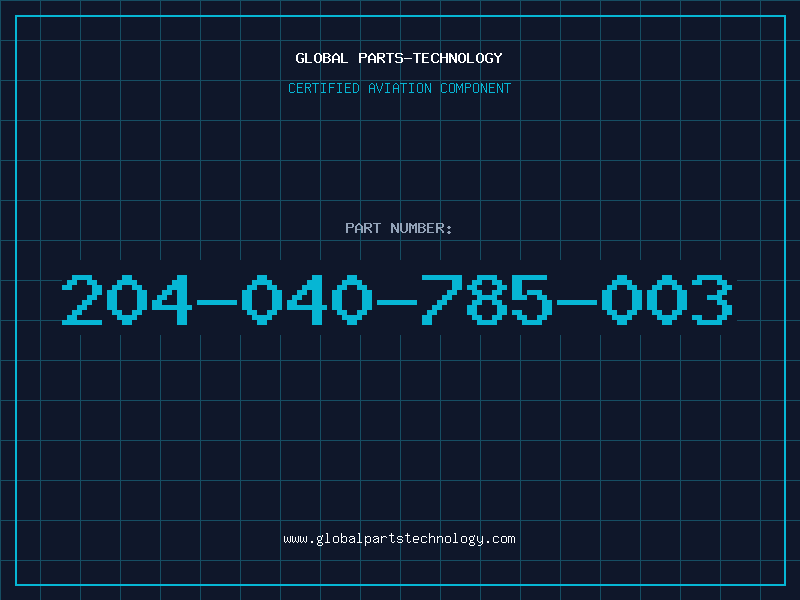 Aviation Part 204-040-785-003