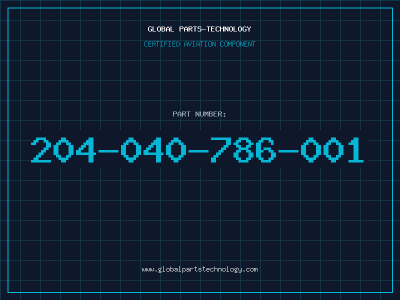 Aviation Part 204-040-786-001