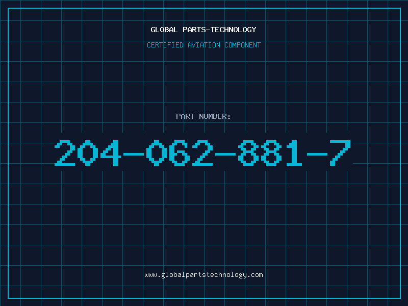 Aviation Part 204-062-881-7