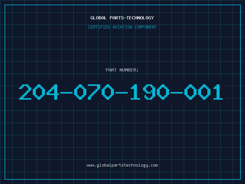 Aviation Part 204-070-190-001