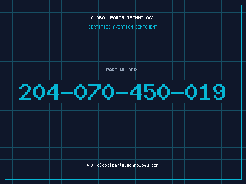 Aviation Part 204-070-450-019