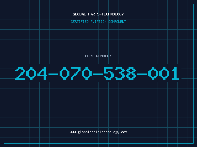 Aviation Part 204-070-538-001