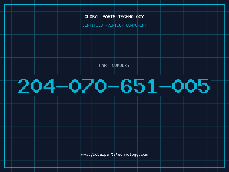Aviation Part 204-070-651-005