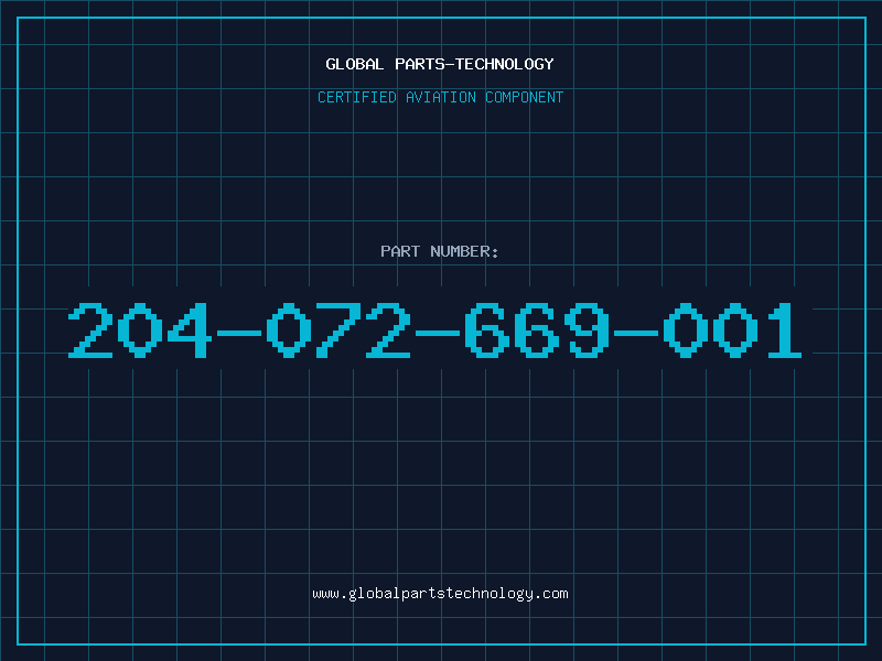 Aviation Part 204-072-669-001