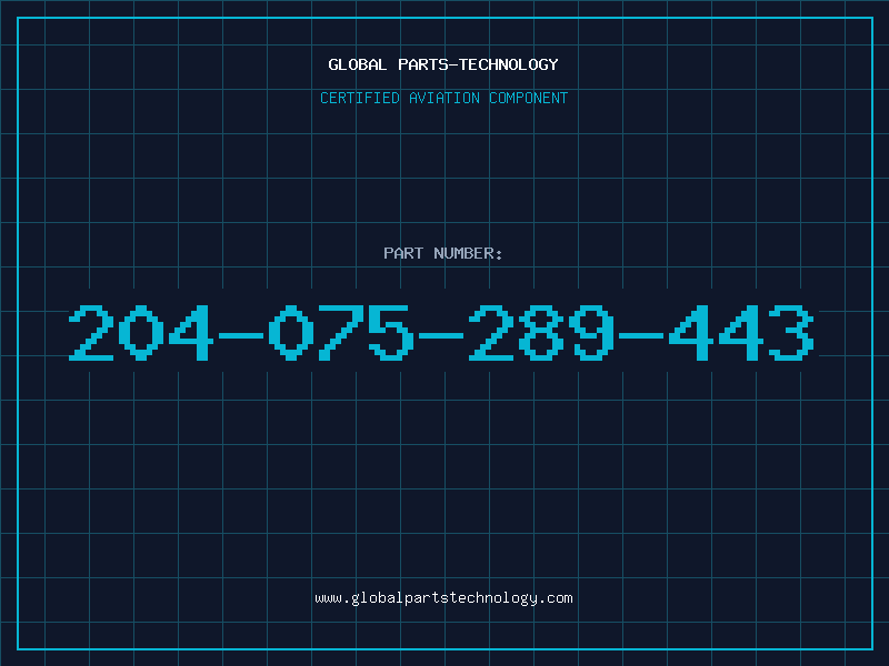 Aviation Part 204-075-289-443