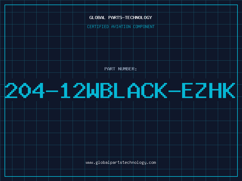 Aviation Part 204-12WBLACK-EZHK