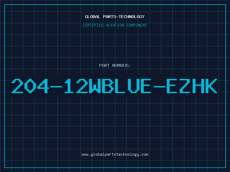Aviation Part 204-12WBLUE-EZHK