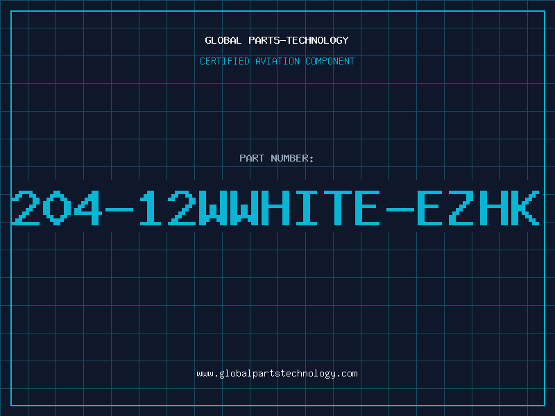 Aviation Part 204-12WWHITE-EZHK