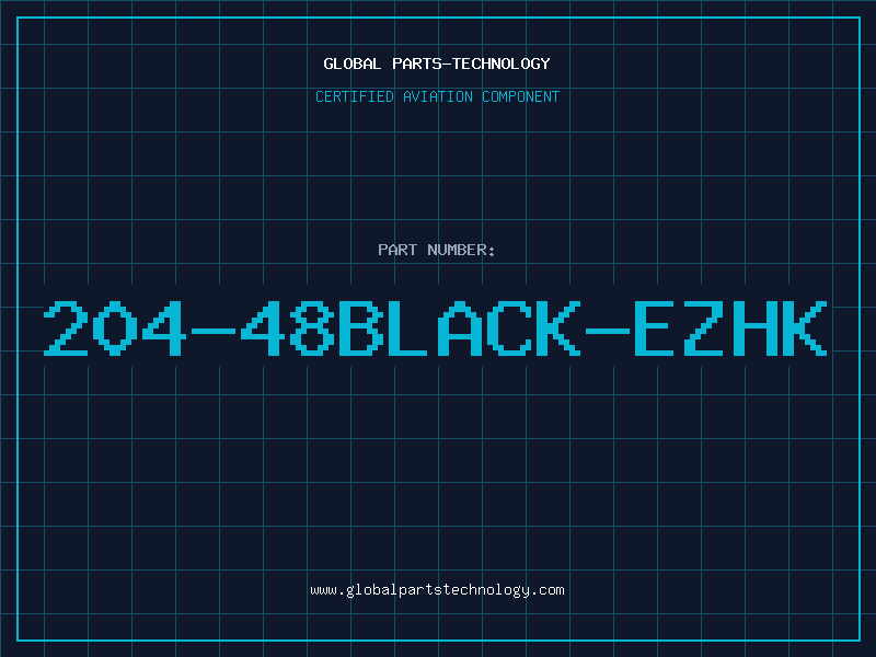 Aviation Part 204-48BLACK-EZHK