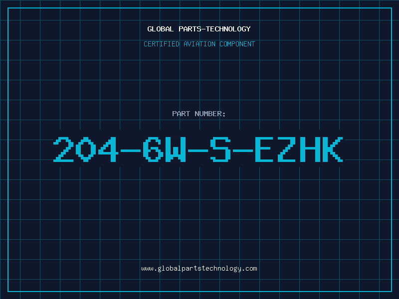 Aviation Part 204-6W-S-EZHK