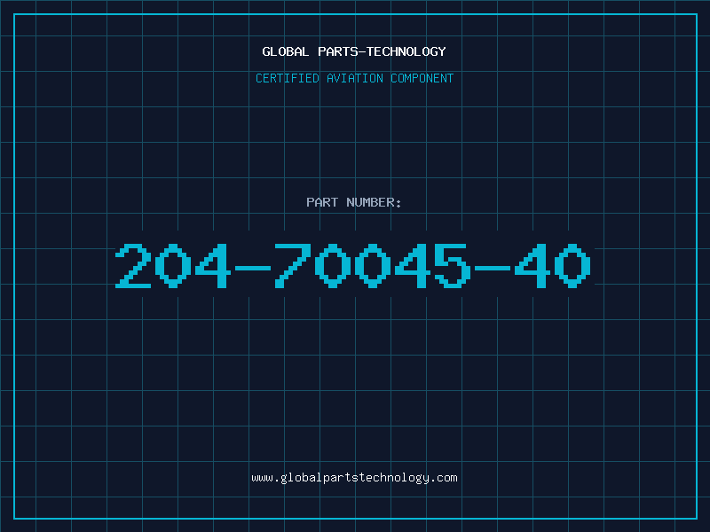 Aviation Part 204-70045-40