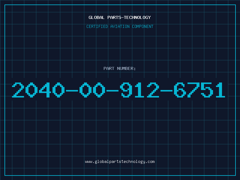 Aviation Part 2040-00-912-6751