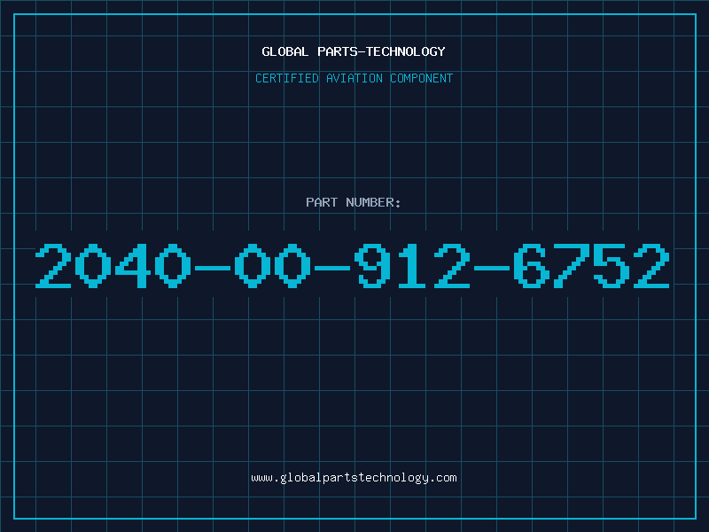 Aviation Part 2040-00-912-6752
