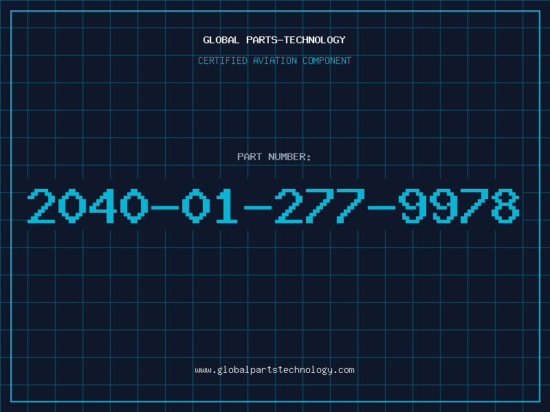 Aviation Part 2040-01-277-9978
