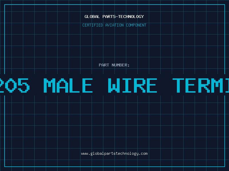Aviation Part 205 MALE WIRE TERMI