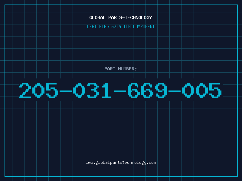 Aviation Part 205-031-669-005