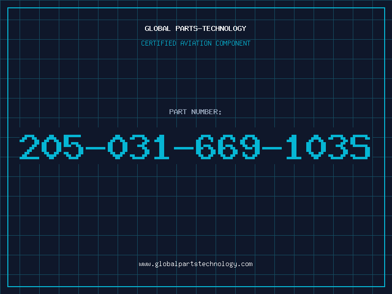 Aviation Part 205-031-669-103S