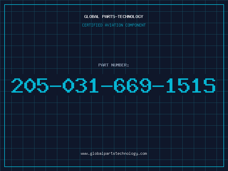 Aviation Part 205-031-669-151S