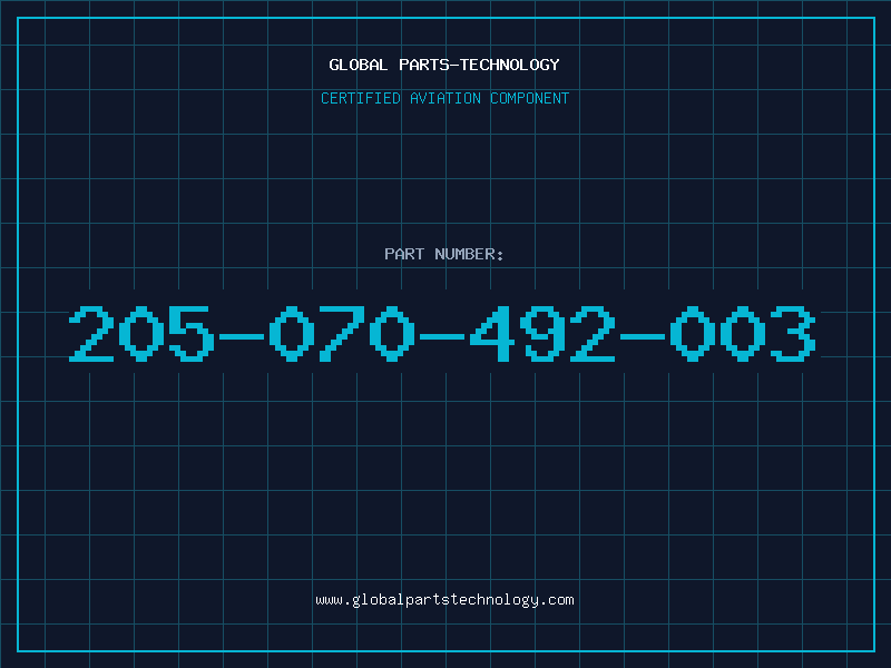 Aviation Part 205-070-492-003