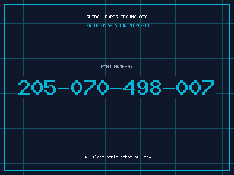 Aviation Part 205-070-498-007