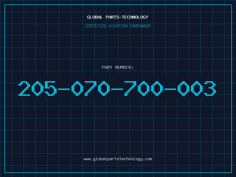 Aviation Part 205-070-700-003