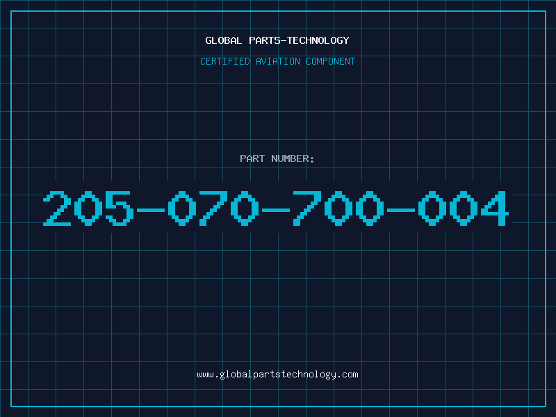 Aviation Part 205-070-700-004