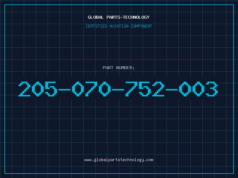 Aviation Part 205-070-752-003