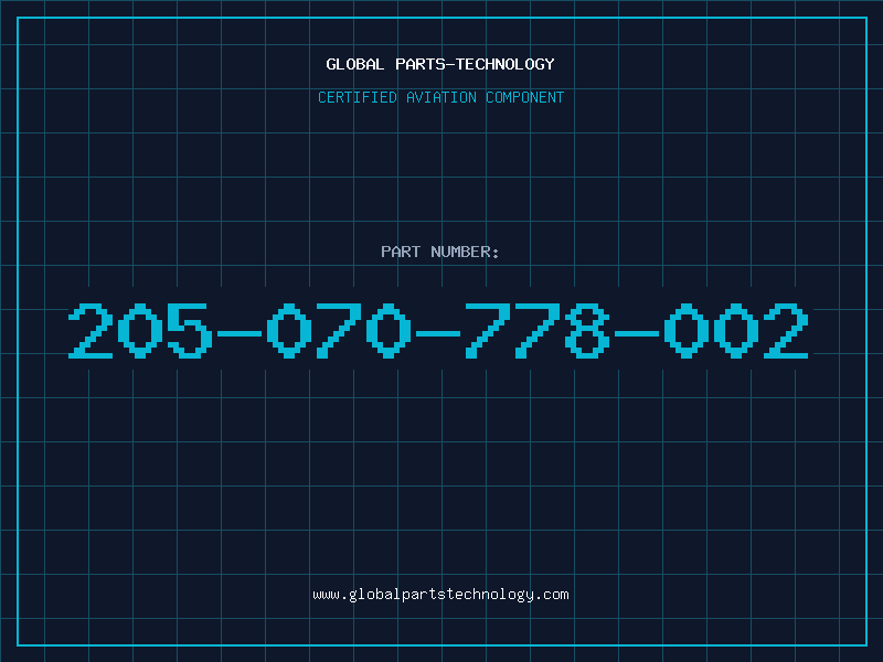 Aviation Part 205-070-778-002