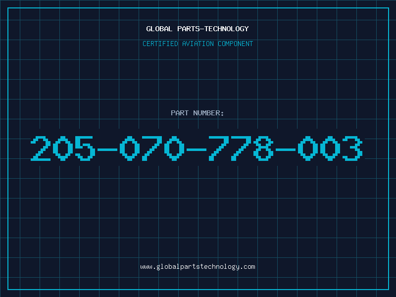Aviation Part 205-070-778-003