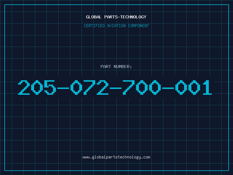 Aviation Part 205-072-700-001
