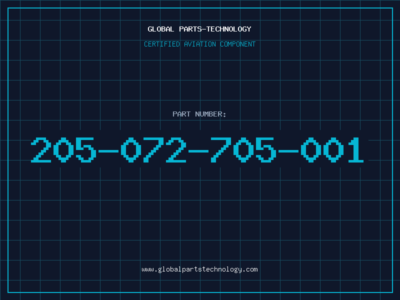 Aviation Part 205-072-705-001