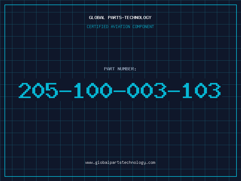 Aviation Part 205-100-003-103