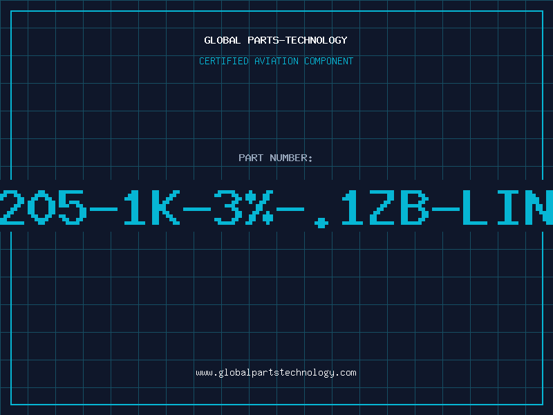 Aviation Part 205-1K-3%-.1ZB-LIN