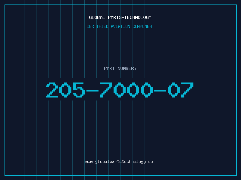 Aviation Part 205-7000-07