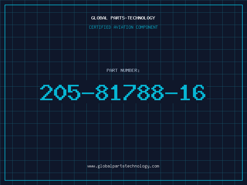 Aviation Part 205-81788-16