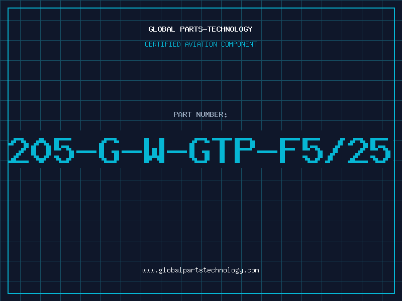 Aviation Part 205-G-W-GTP-F5/25