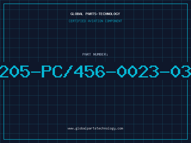 Aviation Part 205-PC/456-0023-03