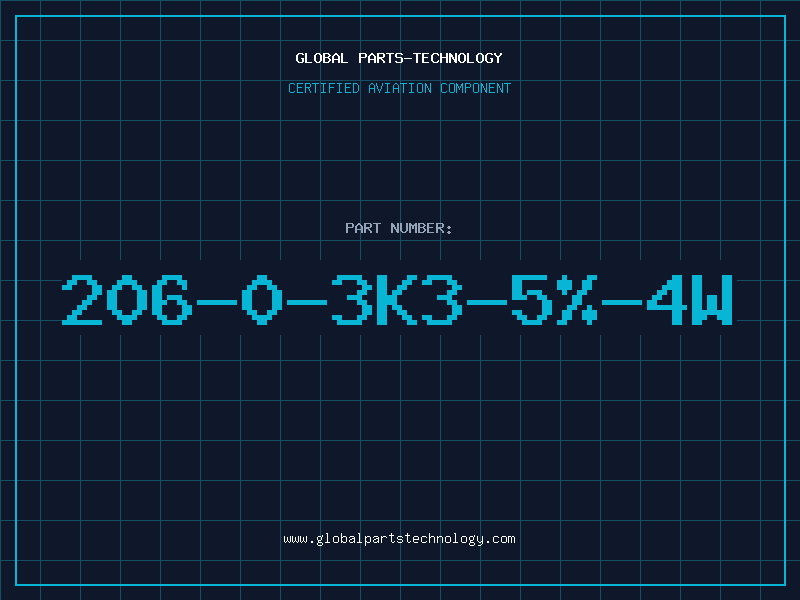 Aviation Part 206-0-3K3-5%-4W