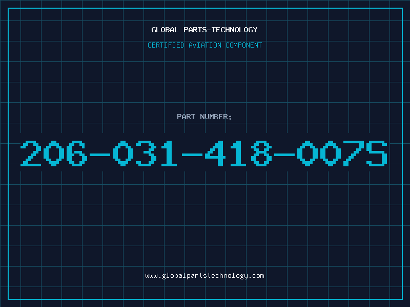 Aviation Part 206-031-418-007S