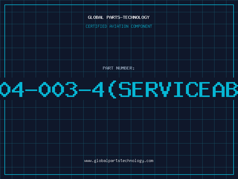 Aviation Part 207-0-04-003-4(serviceablepart
