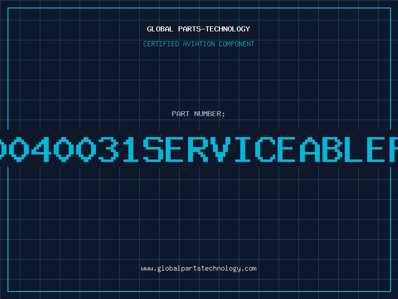 Aviation Part 2070040031serviceablepart
