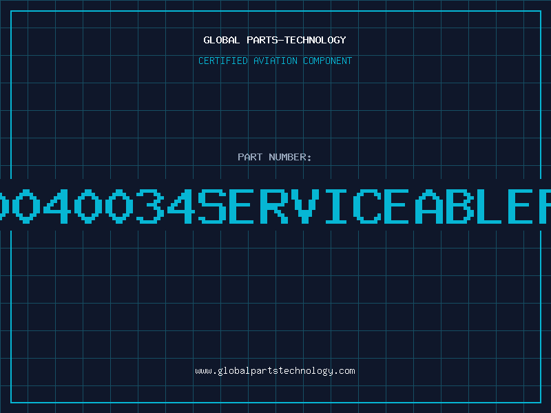 Aviation Part 2070040034serviceablepart