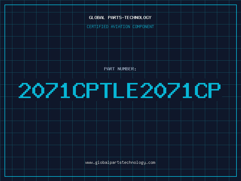Aviation Part 2071CPTLE2071CP