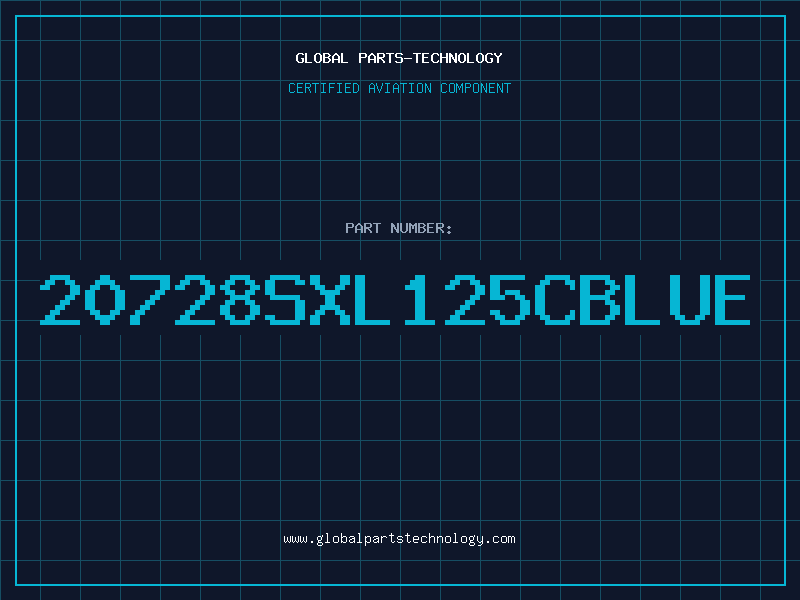 Aviation Part 20728SXL125CBLUE