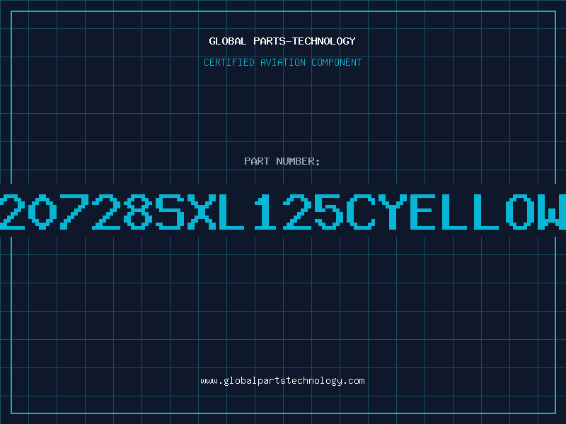 Aviation Part 20728SXL125CYELLOW